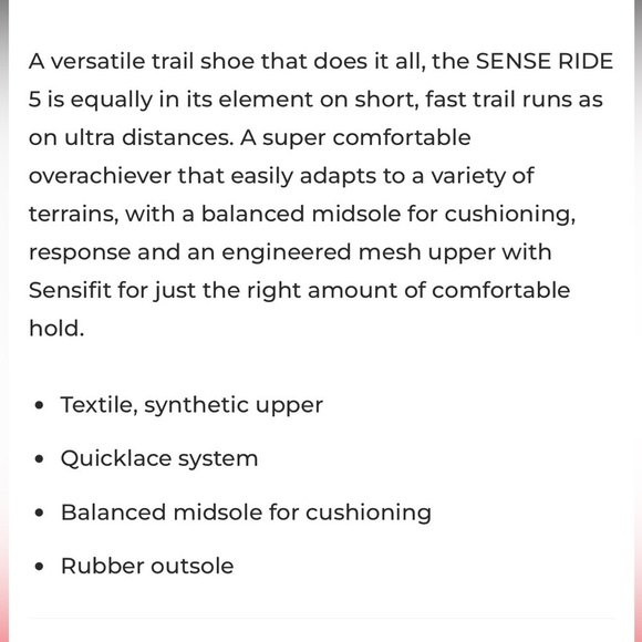 Salomon Sense Ride Trail Running Shoes Women’s Size 7.5 - Picture 10 of 11